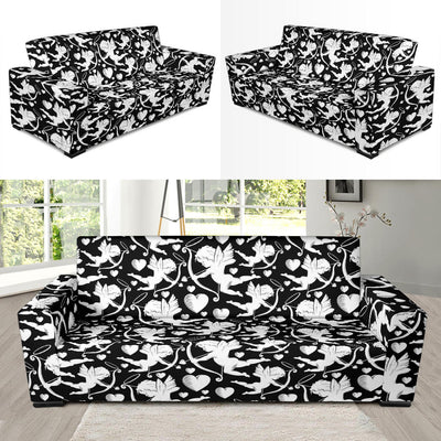 Cupid Pattern Print Design 04 Sofa Slipcover