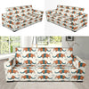 Armadillo Pattern Print Design 01 Sofa Slipcover