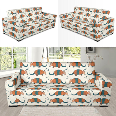 Armadillo Pattern Print Design 01 Sofa Slipcover