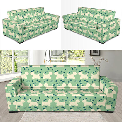 Scottish Terriers Print Design LKS302 Sofa Slipcover