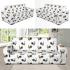 Chicken Pattern Print Design 02 Sofa Slipcover