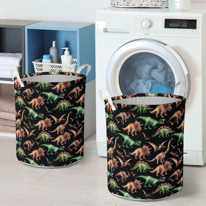 Dinosaur Print Pattern Laundry Basket