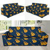 Acoustic Guitar Pattern Print Design 04 Sofa Slipcover