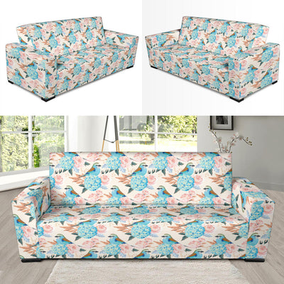 Bluebird Pattern Print Design 03 Sofa Slipcover