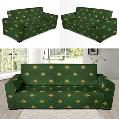 Clover Pattern Print Design 01 Sofa Slipcover