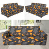 Rat Pattern Print Design 04 Sofa Slipcover