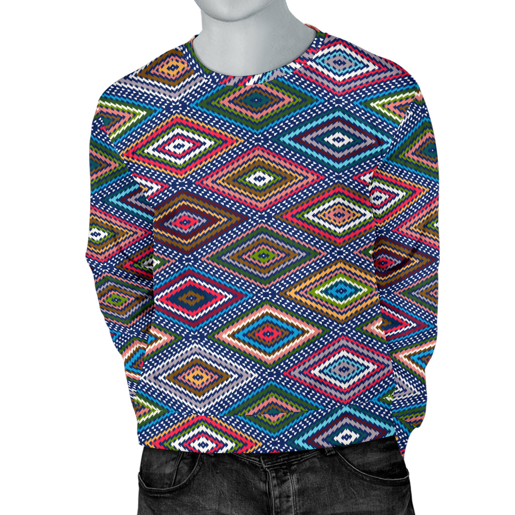 Southwestern Design Men Long Sleeve Sweatshirt