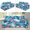 Funky Retro Pattern Print Design A05 Sofa Slipcover