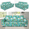 Eskimo Pattern Print Design 01 Sofa Slipcover