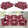 Nautical Pattern Print Design A05 Sofa Slipcover