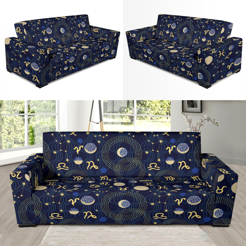 Zodiac Print Design LKS302 Sofa Slipcover