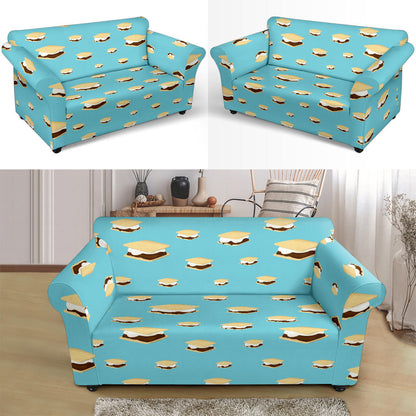 S_Mores Print Design LKS302 Loveseat Couch Slipcover