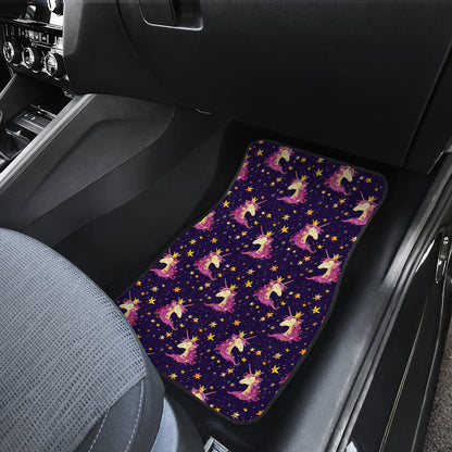 Unicorn Princess Star Sparkle Car Floor Mats Front Back