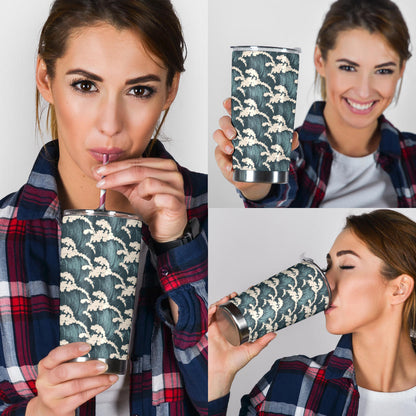 Wave Art Print Tumbler