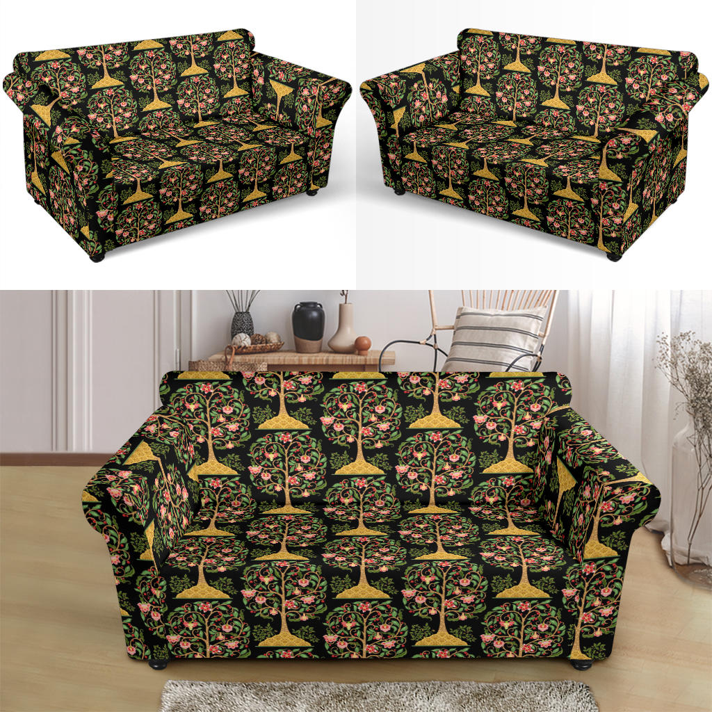 Tree Of Life Print Design LKS303 Loveseat Couch Slipcover