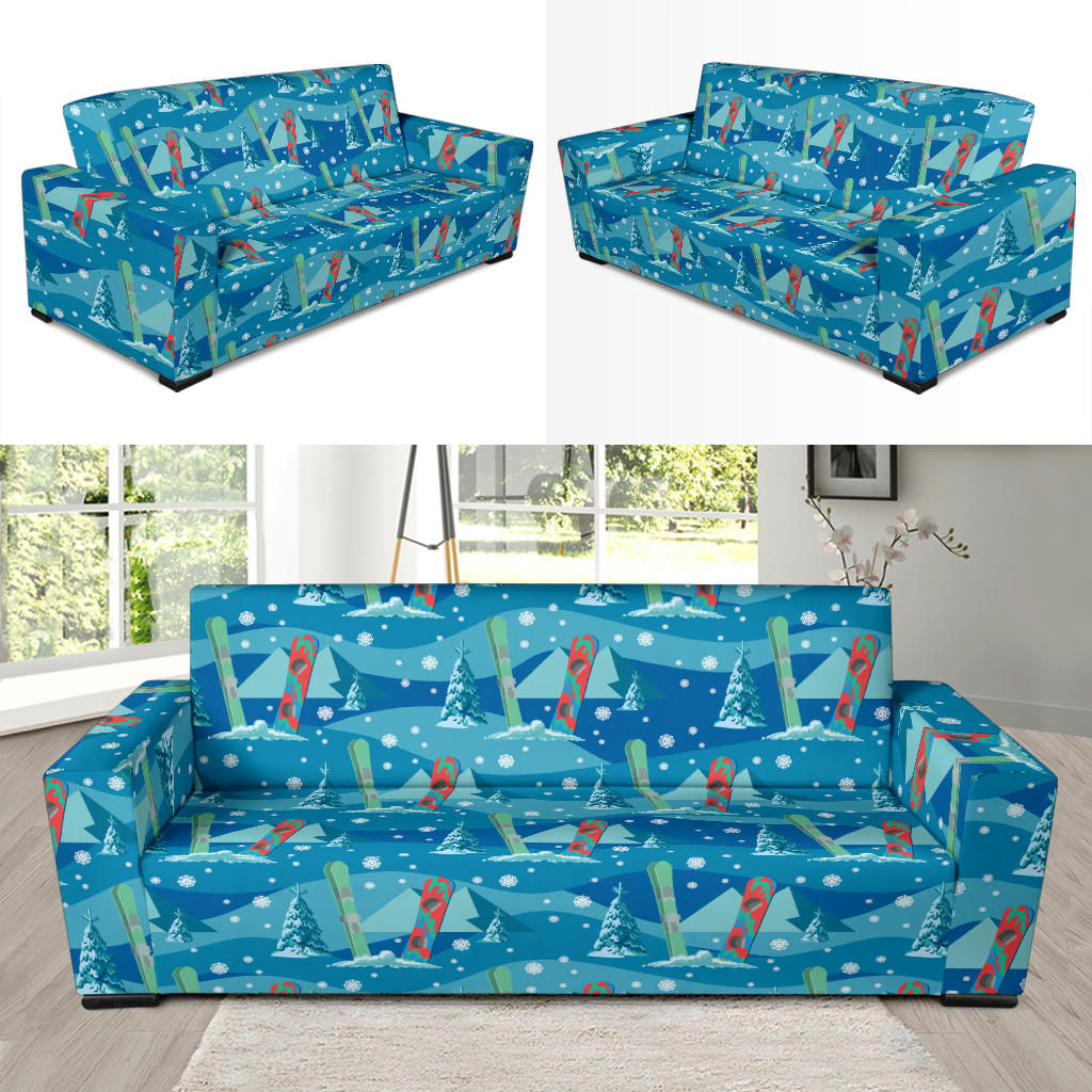 Snowboard Print Design LKS301 Sofa Slipcover
