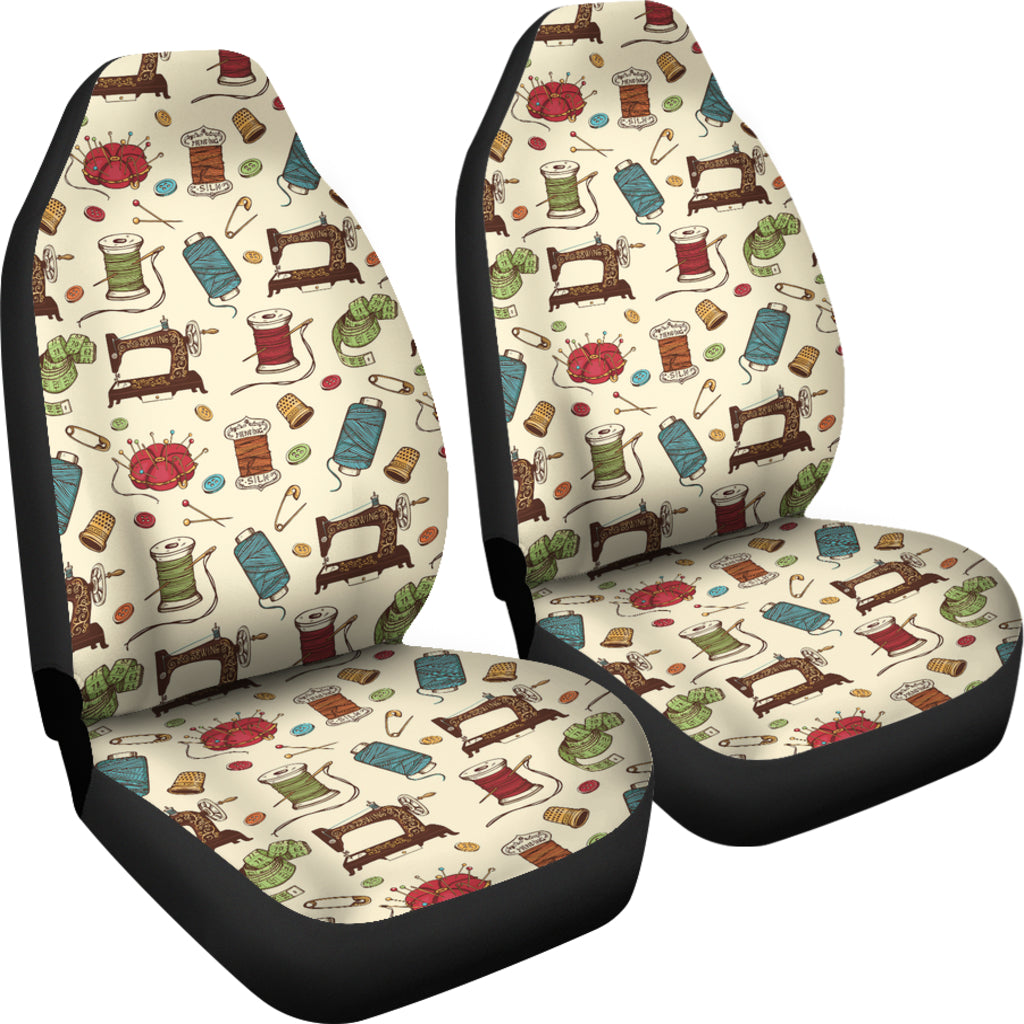 Sewing Equipment Print Design LKS303 Car Seat Covers