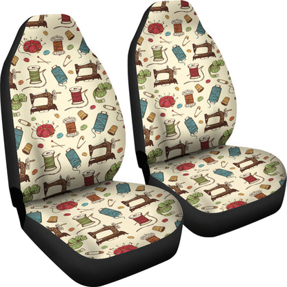 Sewing Equipment Print Design LKS303 Car Seat Covers