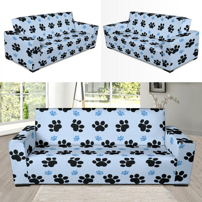 Paw Pattern Print Design A04 Sofa Slipcover