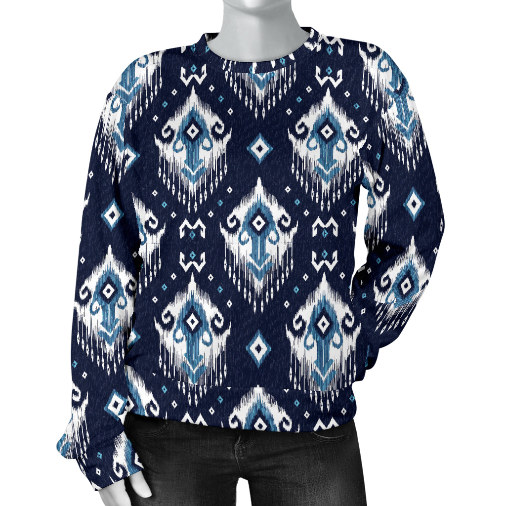 Ethnic Ornament Print Pattern Women Long Sleeve Sweatshirt