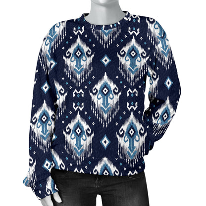 Ethnic Ornament Print Pattern Women Long Sleeve Sweatshirt