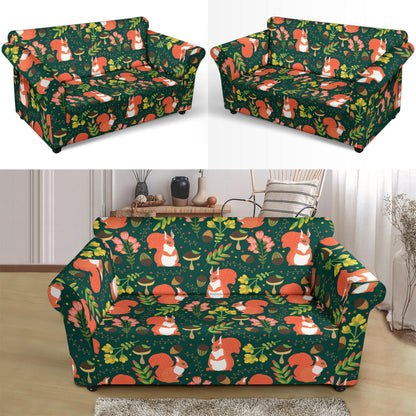 Squirrel Print Design LKS302 Loveseat Couch Slipcover
