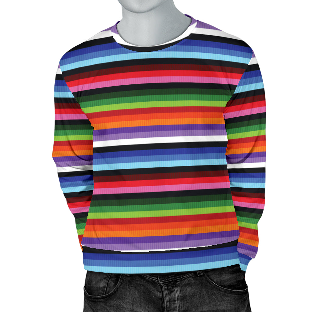 Serape Design Men Long Sleeve Sweatshirt