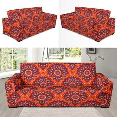 Bohemian Pattern Print Design 04 Sofa Slipcover