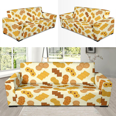 Cookie Pattern Print Design 06 Sofa Slipcover