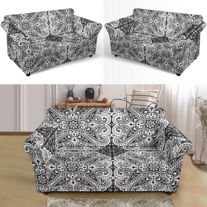 Bandana Print Design LKS309 Loveseat Couch Slipcover
