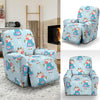 Cattle Happy Pattern Print Design 03 Recliner Slipcover