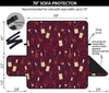 Wine Themed Pattern Print Sofa Cover Protector