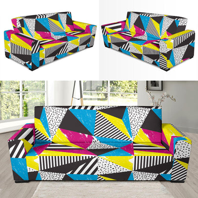 80s Pattern Print Design 2 Sofa Slipcover