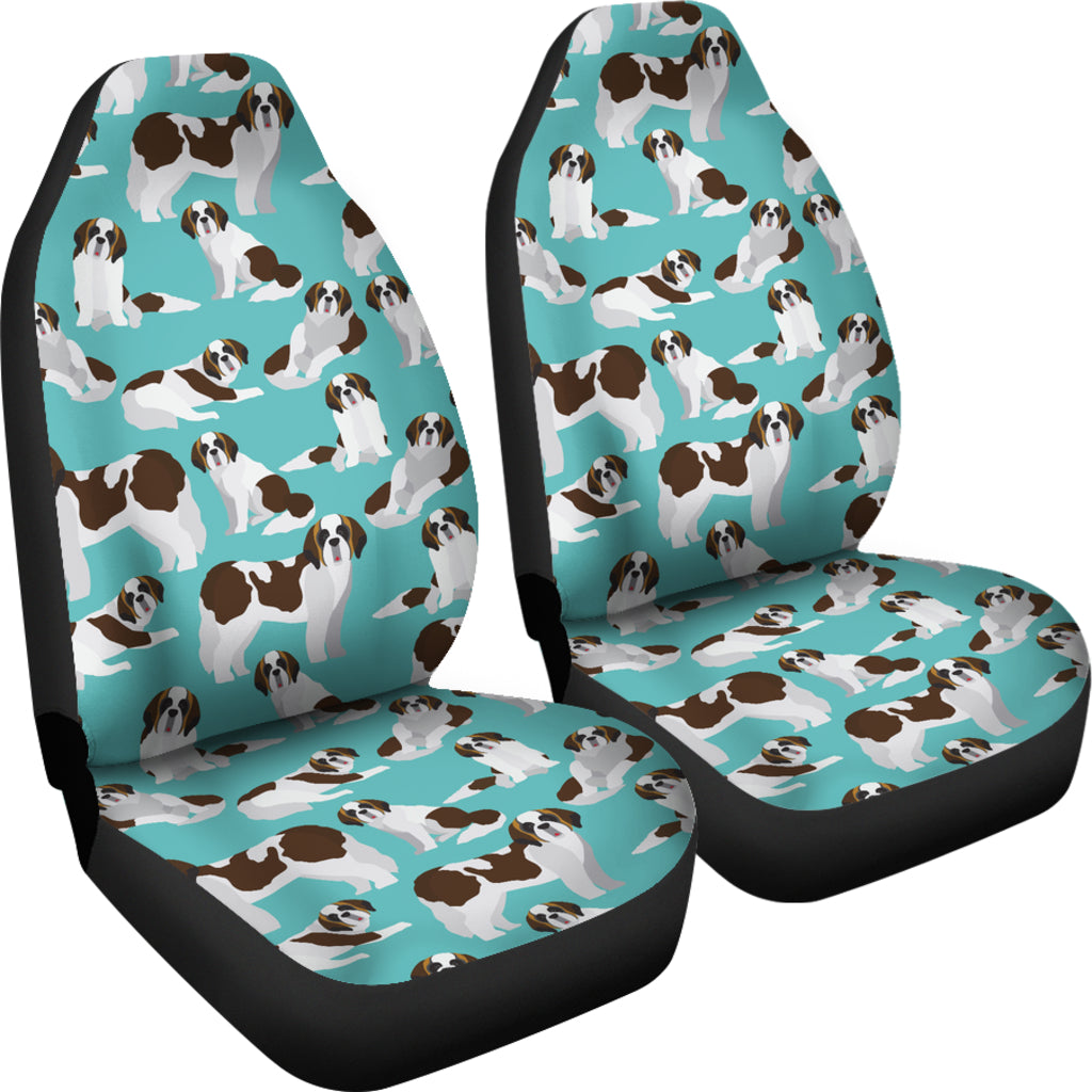 St Bernards Print Design LKS302 Car Seat Covers