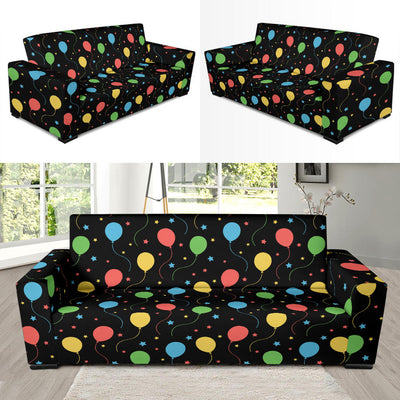 Ballon Colorful Pattern Print Design 04 Sofa Slipcover