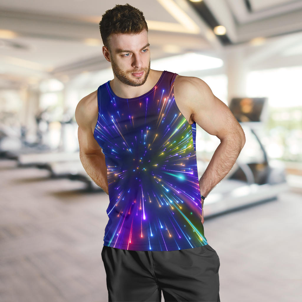 Celestial Rainbow Speed Light Men Tank Top