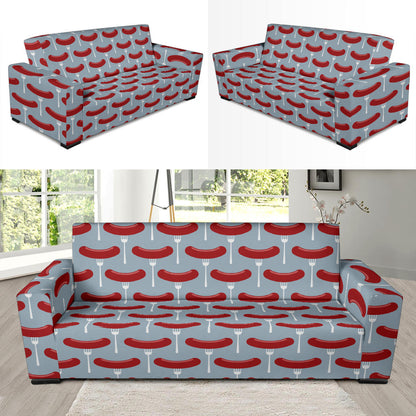 Sausage Print Design LKS301 Sofa Slipcover