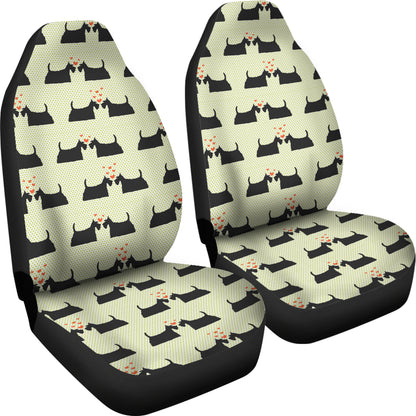 Scottish Terriers Print Design LKS304 Car Seat Covers