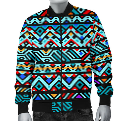 Southwestern Style Men Bomber Jacket