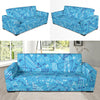 Math Pattern Print Design 02 Sofa Slipcover