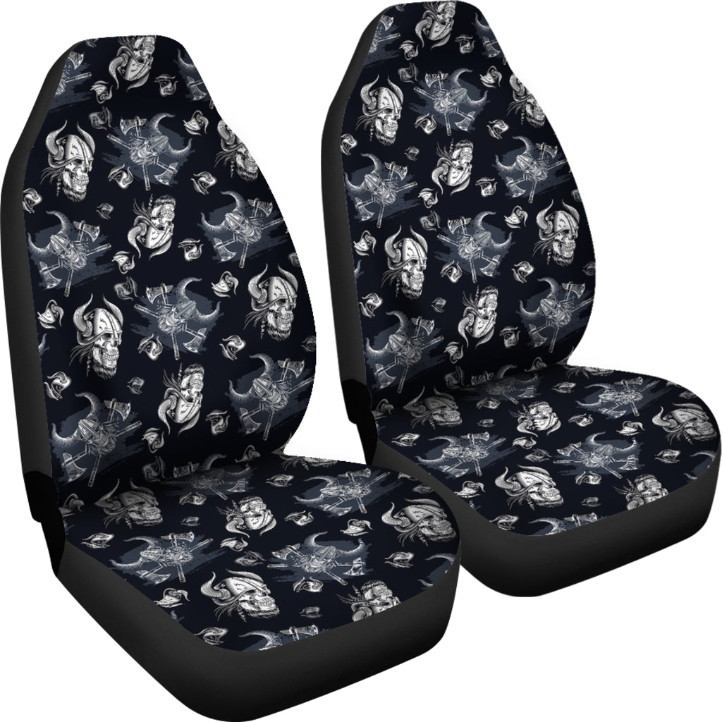 Vikings Print Design LKS304 Car Seat Covers