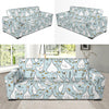 Goose Pattern Print Design 03 Sofa Slipcover