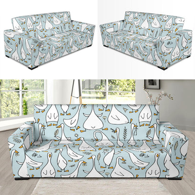 Goose Pattern Print Design 03 Sofa Slipcover