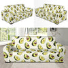 Avocado Pattern Print Design 01 Sofa Slipcover