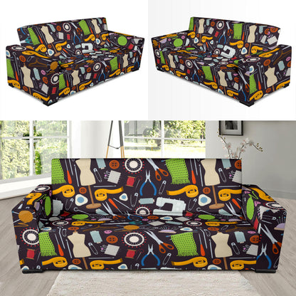Sewing Equipment Print Design LKS308 Sofa Slipcover