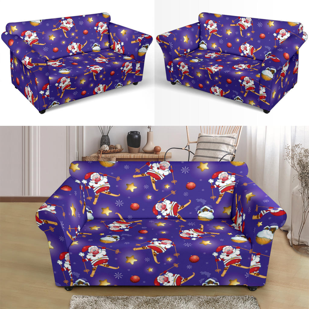 Ski Print Design LKS308 Loveseat Couch Slipcover