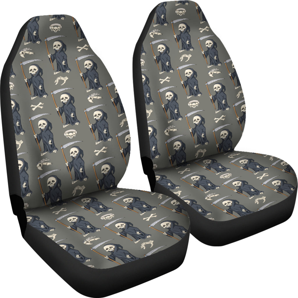 Skeleton Print Design LKS308 Car Seat Covers