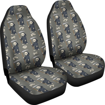 Skeleton Print Design LKS308 Car Seat Covers