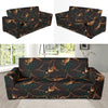 Monkey Pattern Print Design 02 Sofa Slipcover