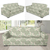 Cantaloupe Pattern Print Design 01 Sofa Slipcover